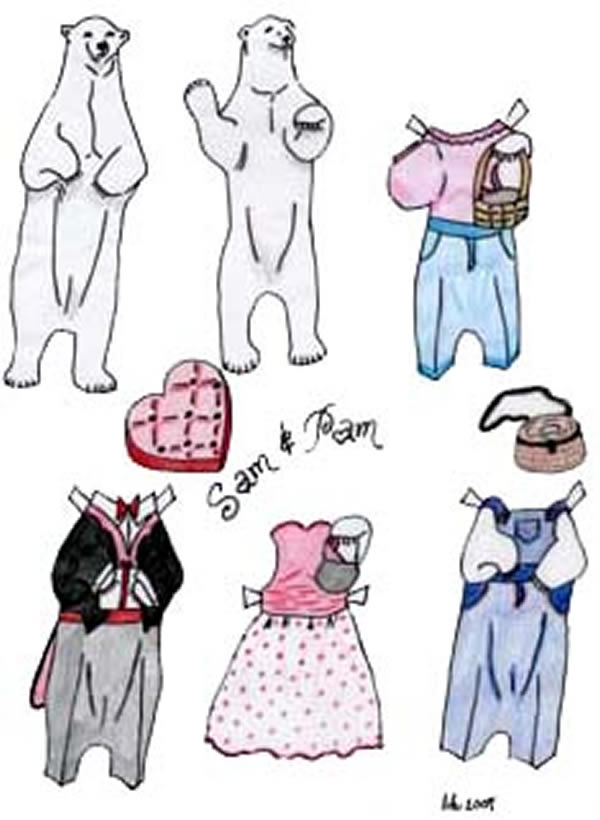 paper doll ke cartoon