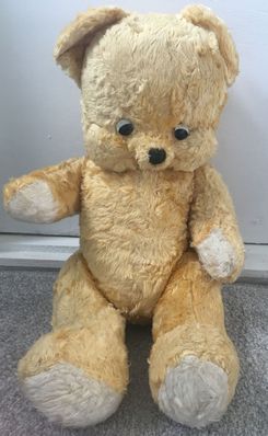 teddy bear with music box inside